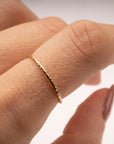Gold Sparkle Band Ring, 14k Gold Filled Ring, Gold Stacker, Gold Band Ring, Delicate Ring, Simple Gold Ring, Womens Gold Ring, Holiday Gift