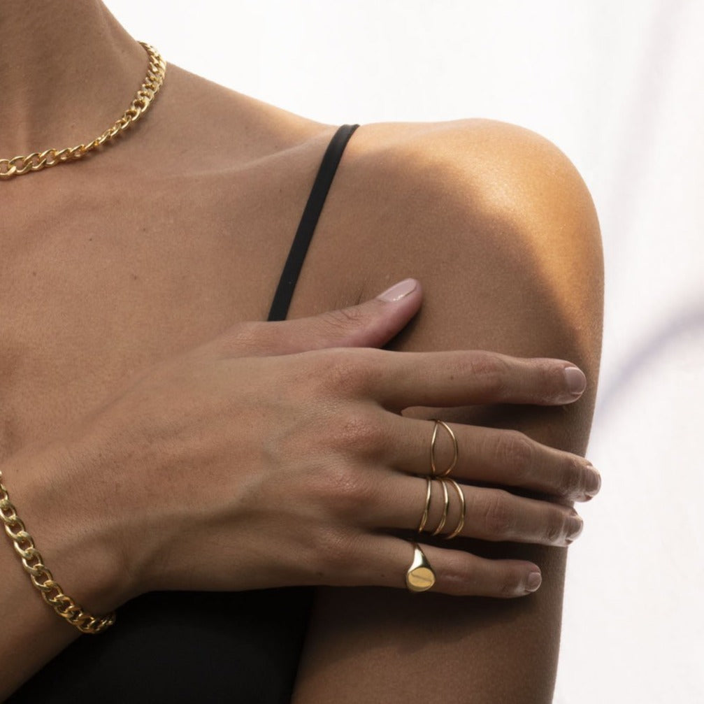 Gold Filled Double Ring