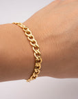 Gold Filled Curb XL Bracelet