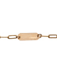 Gold Filled Paperclip ID Bracelet