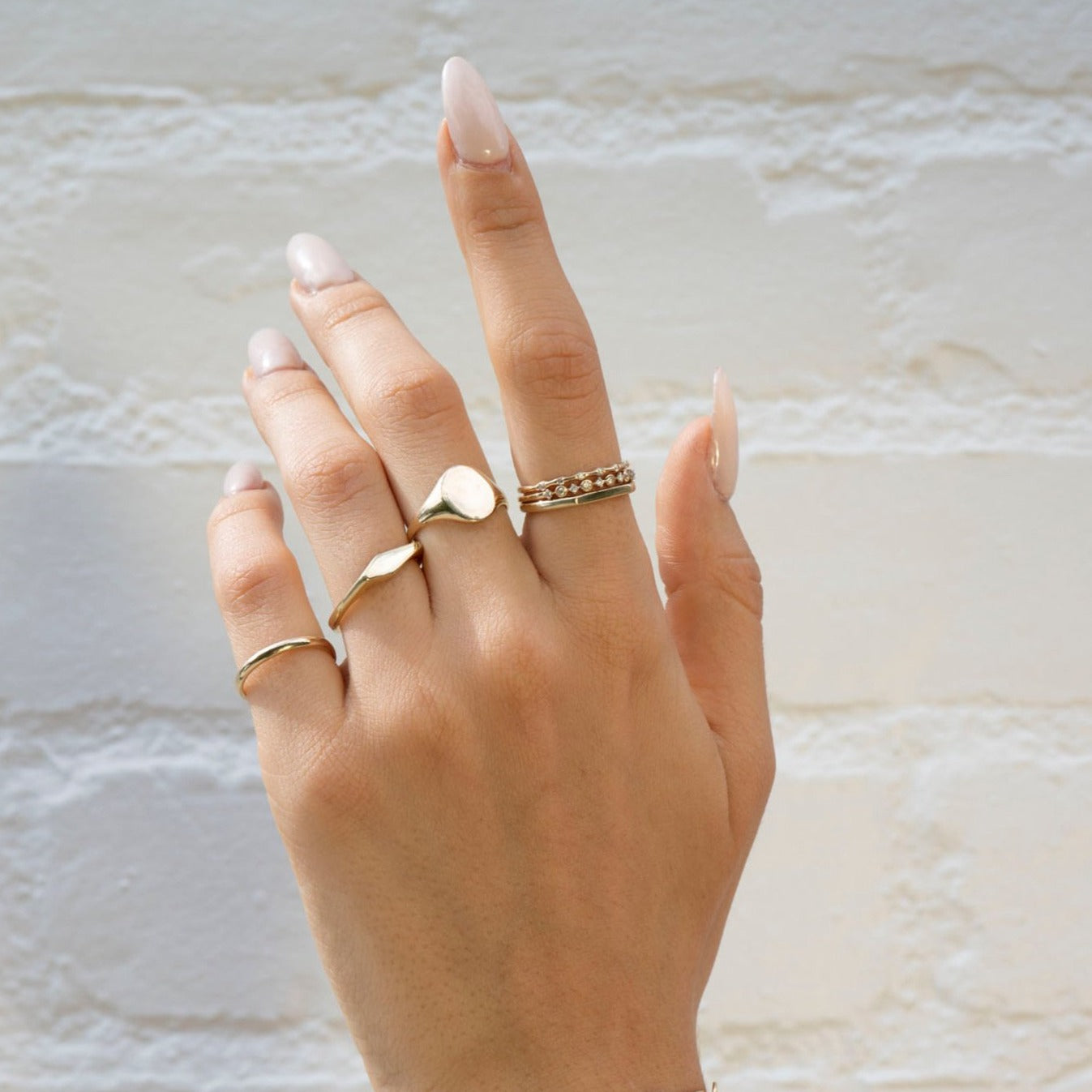 14k Gold Signet Ring