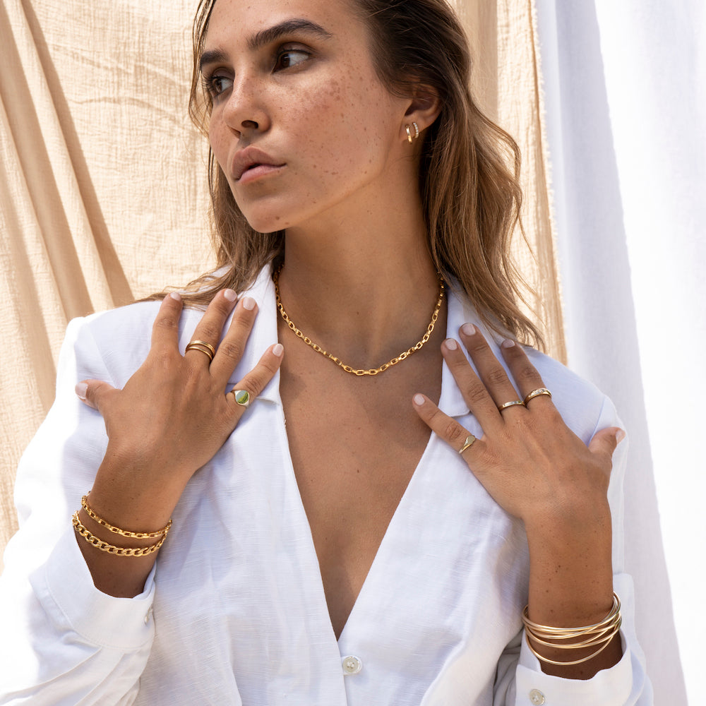 Gold Filled Rollo Necklace