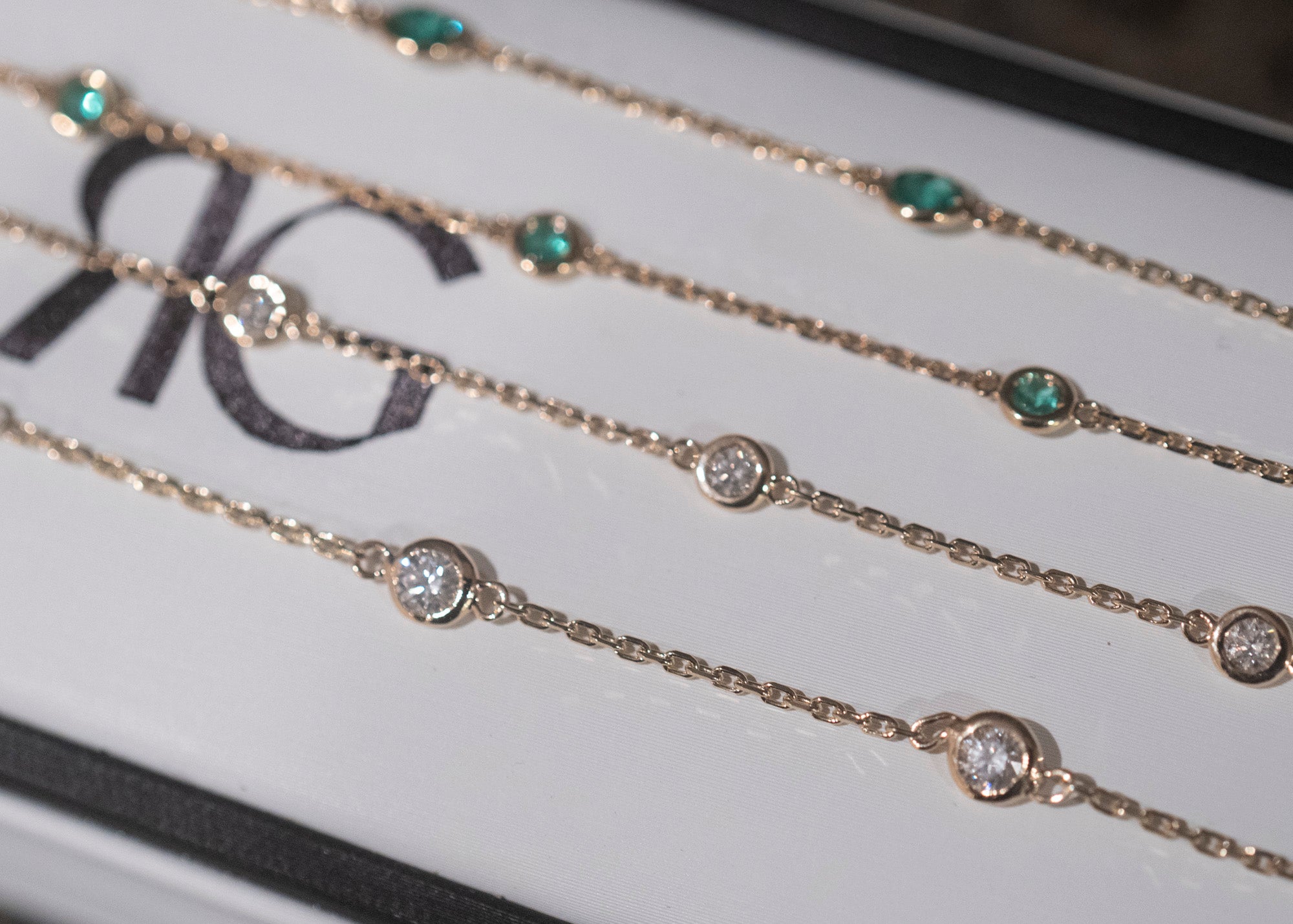 14k Diamond Yard Bracelet .31 CTW