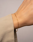 Gold Filled Thin Box Bracelet
