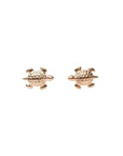 Gold Filled Turtle Stud Earrings