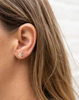 Gold Filled Turtle Stud Earrings