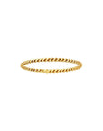 Gold Filled Dainty Twist Stacker Ring