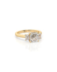14k Asscher Frame Ring