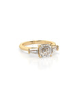 14k Asscher Luma Ring