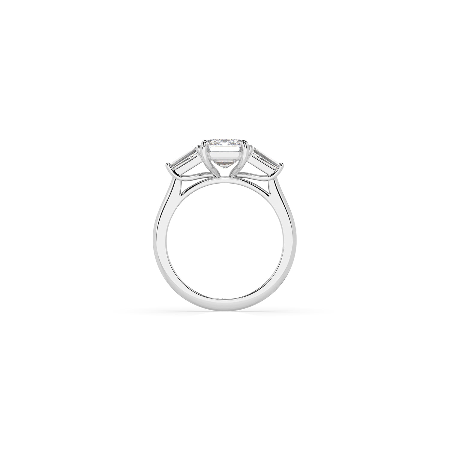 14k Emerald-Cut Luma Ring