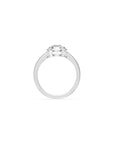 14k Oval Eclipse Bezel Ring