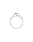14k Radiant Eclipse Bezel Ring