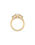 14k Emerald-Cut Luma Ring