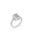 14k Radiant Eclipse Bezel Ring