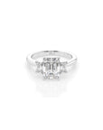 14k Emerald Trio Ring