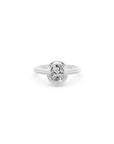 14k Oval Eclipse Bezel Ring