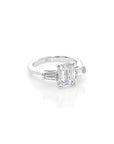 14k Emerald-Cut Luma Ring