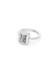 14k Radiant Eclipse Bezel Ring
