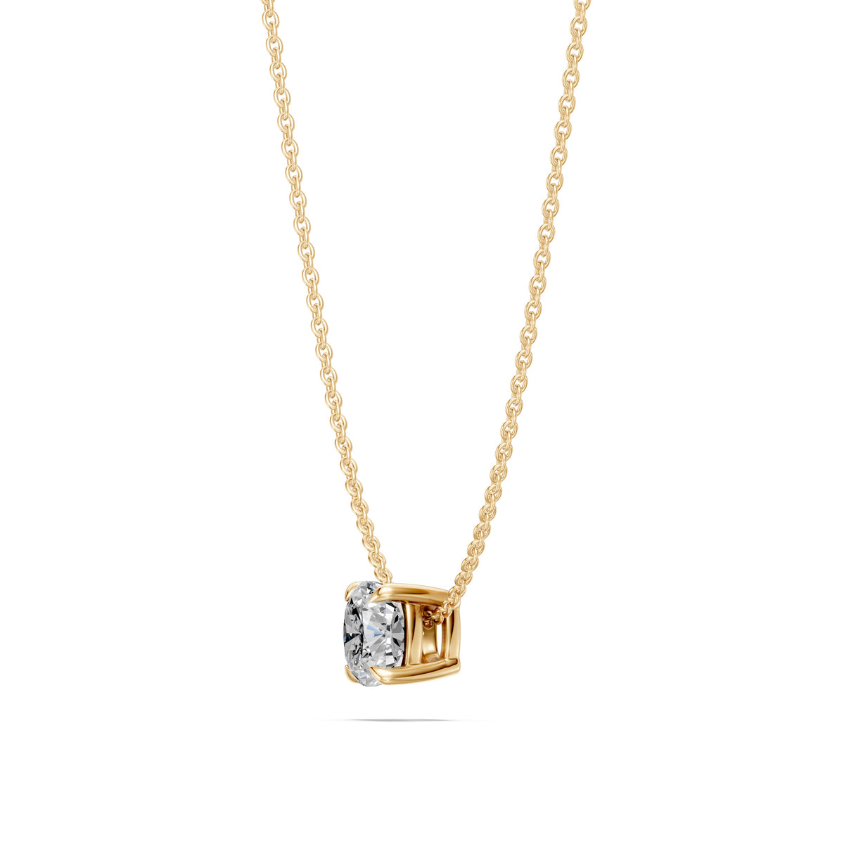 14k Cushion Muse Diamond Necklace