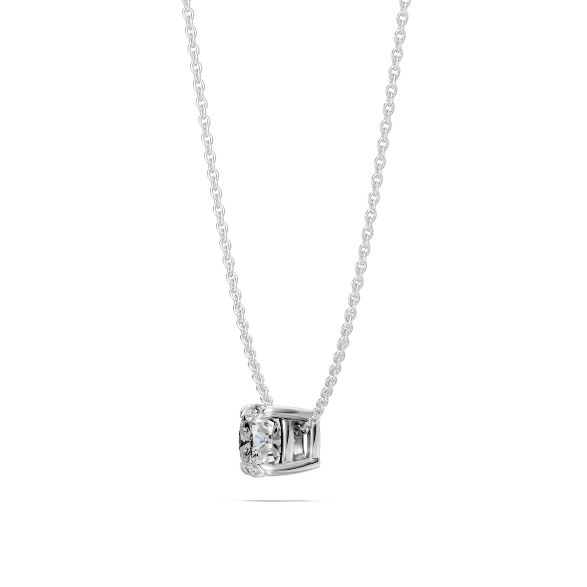 14k Cushion Muse Diamond Necklace