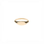 14k Gold Oval Signet Ring