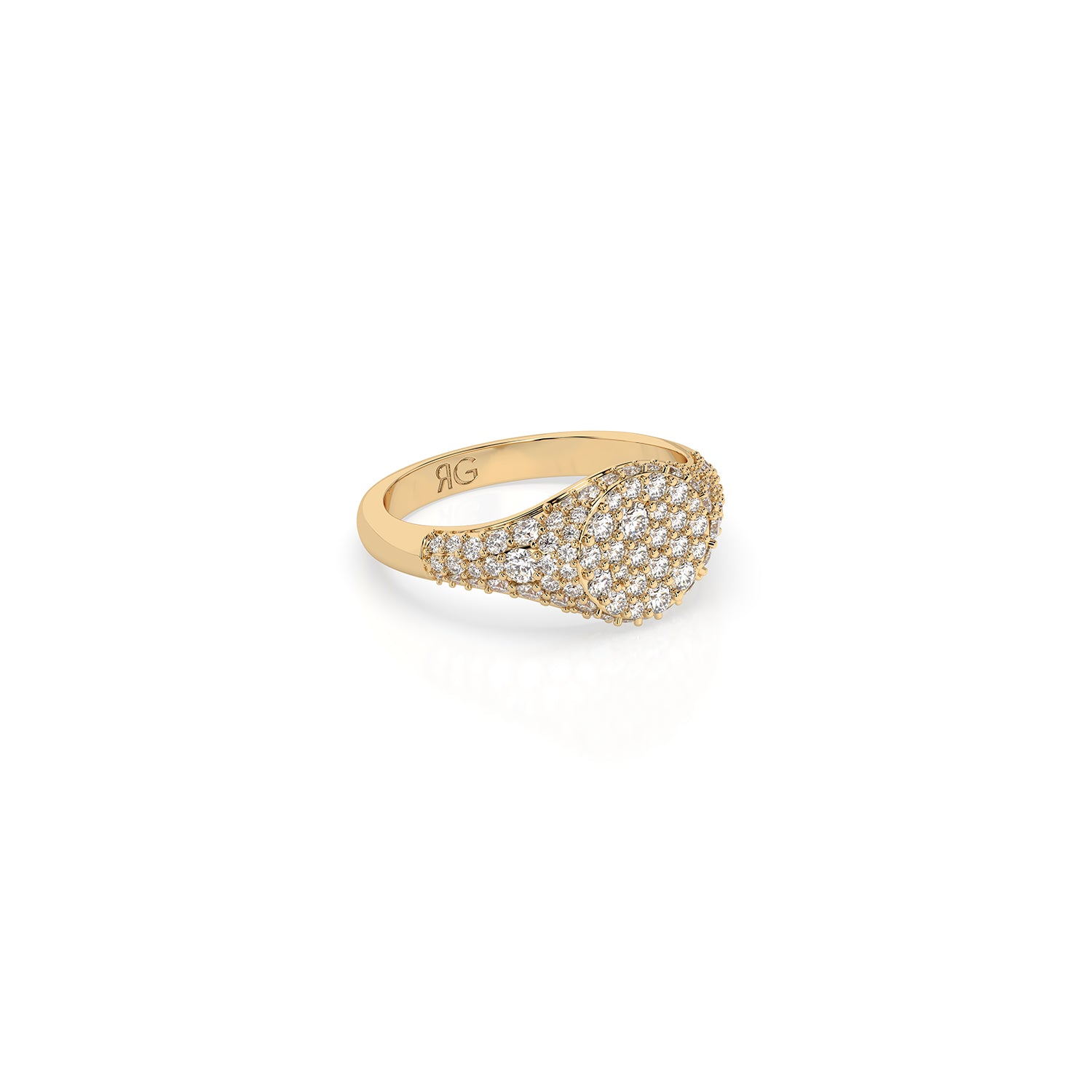 【THE M JEWELERS】THE PAVE' DISC SIGNETリング THE M JEWELERS】THE PAVE' DISC SIGNETリング (THE M JEWELERS
