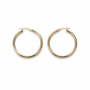 14k Clasp Hoops