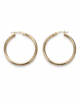 14k Clasp Hoops