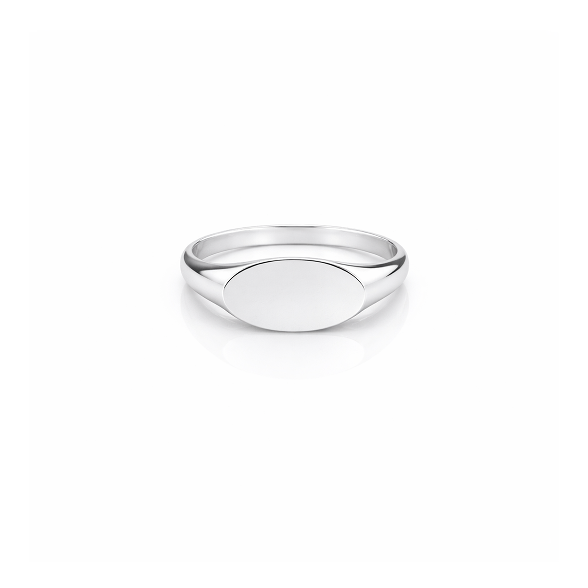 14k Oval Signet Ring