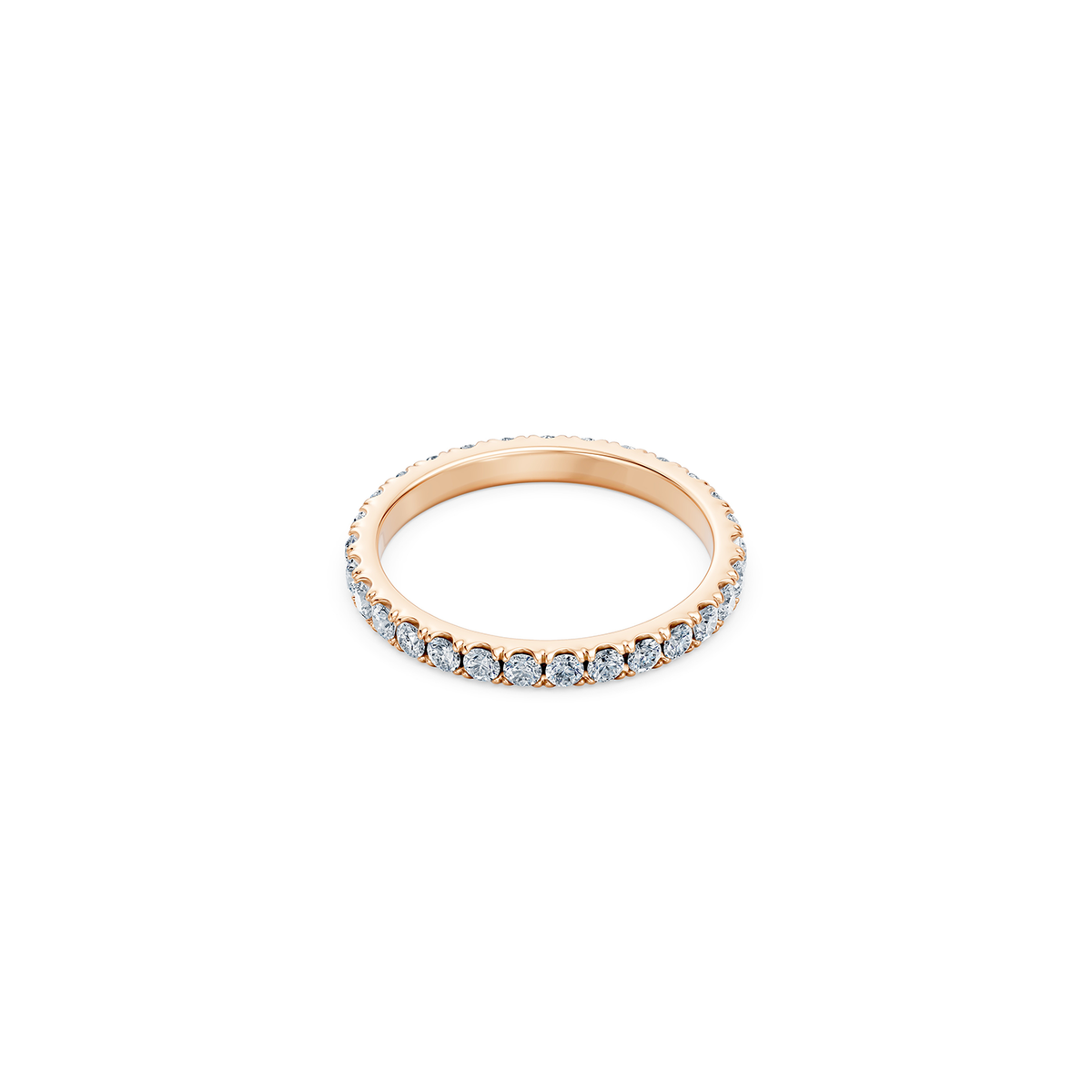 14k Diamond Eternity Ring | 2mm