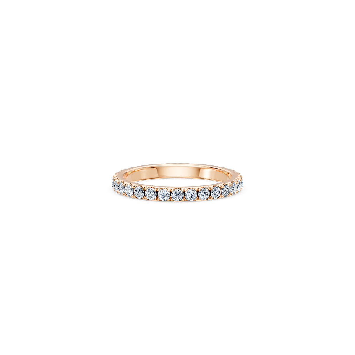 14k Diamond Eternity Ring | 2mm