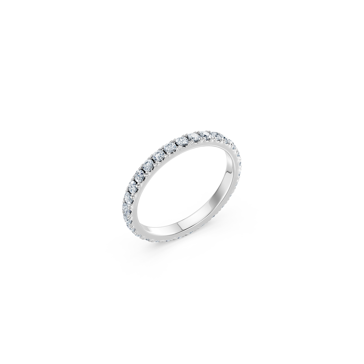 14k Diamond Eternity Ring | 2mm