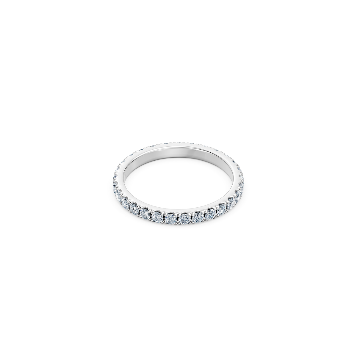 14k Diamond Eternity Ring | 2mm