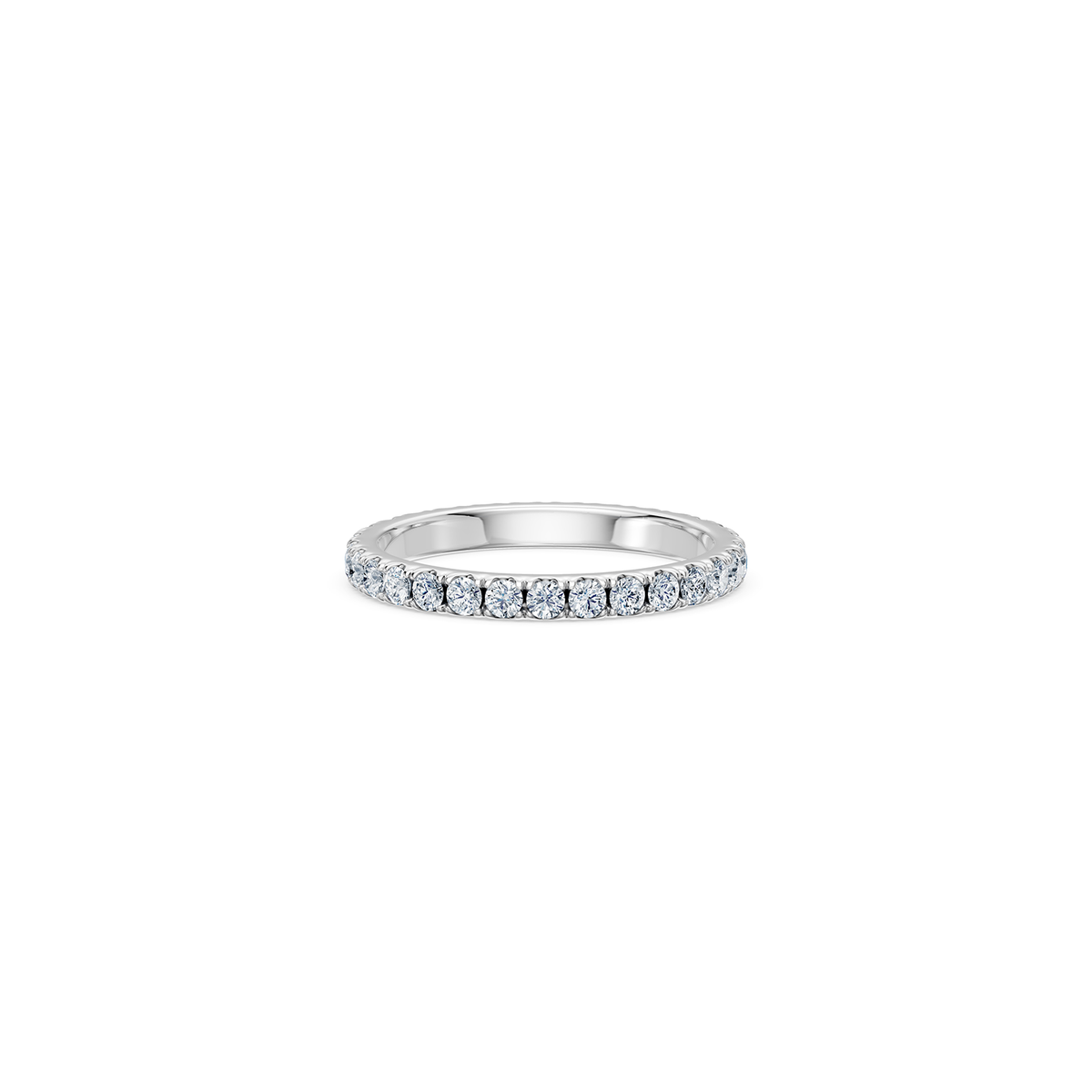 14k Diamond Eternity Ring | 2mm