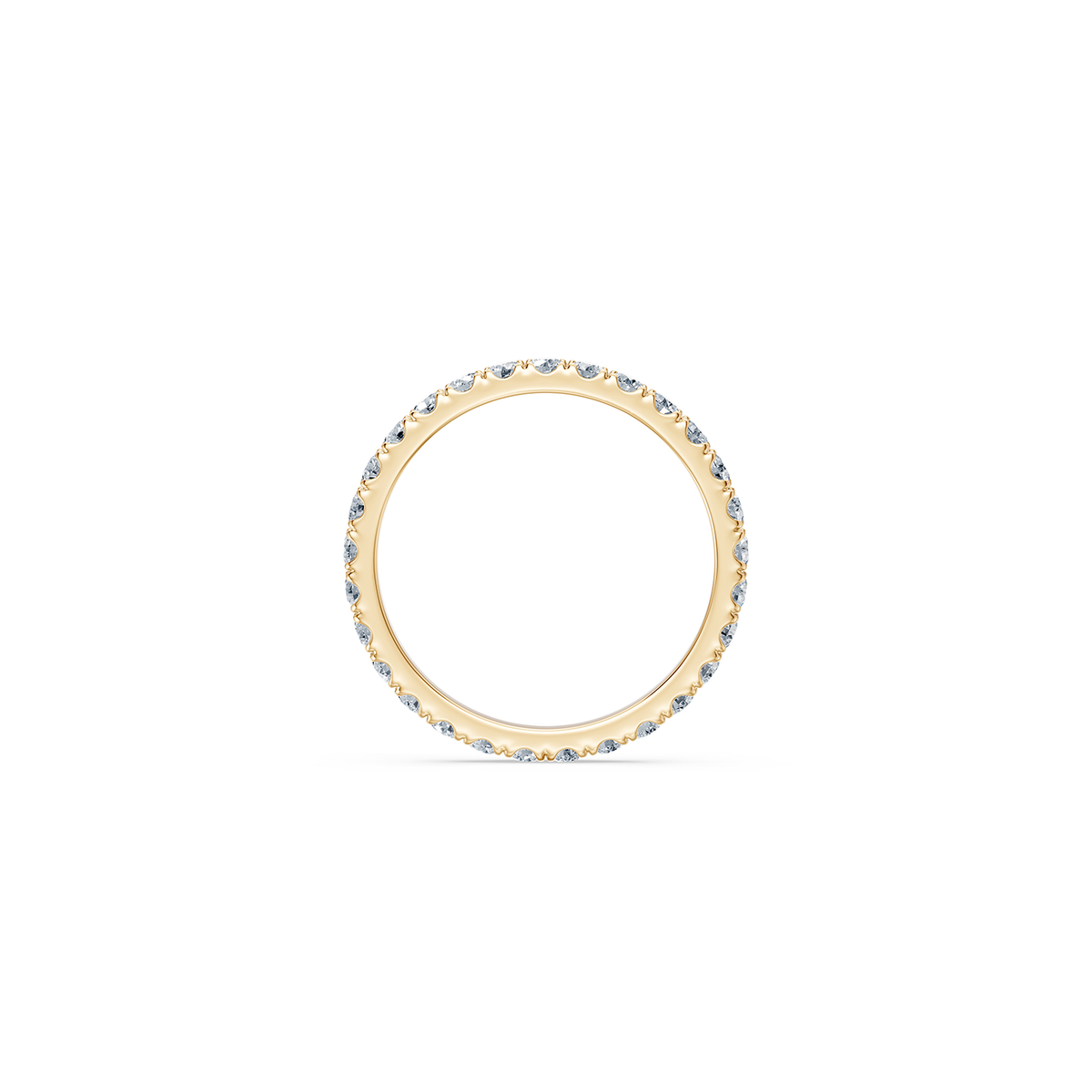 14k Diamond Eternity Ring | 2mm