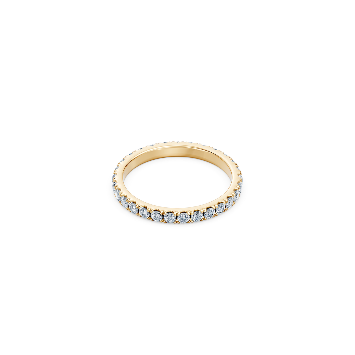 14k Diamond Eternity Ring | 2mm