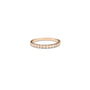 14k Half Eternity Diamond Band | 2mm