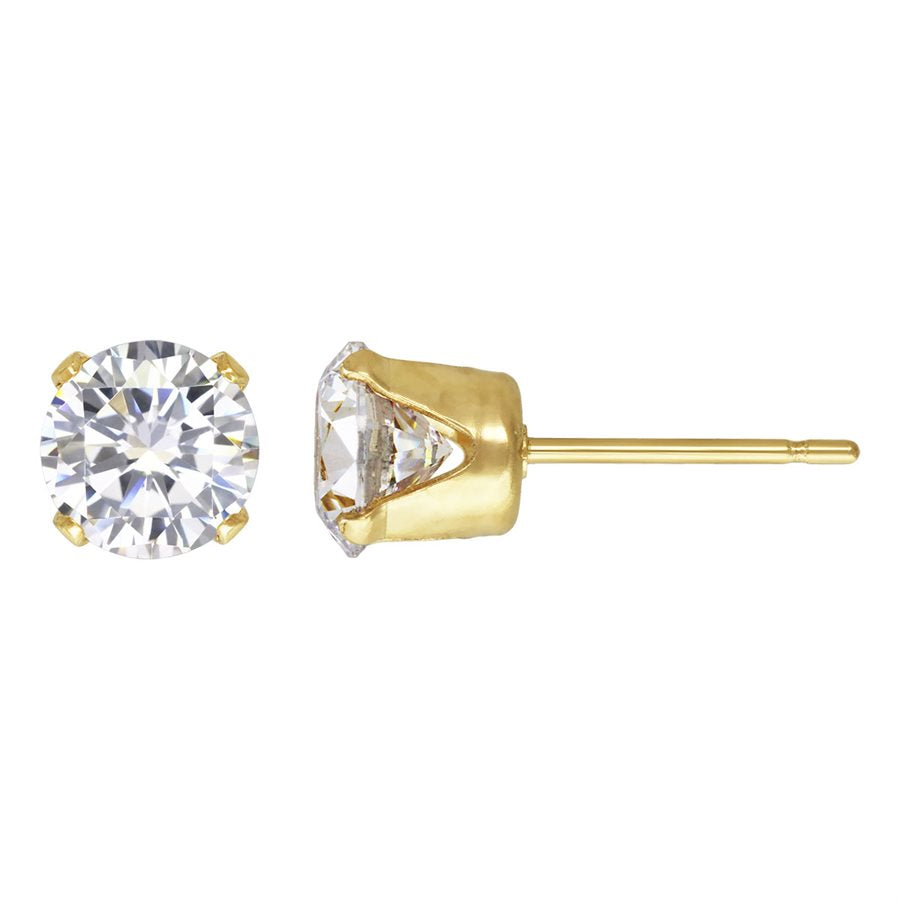Crystal Studs | White