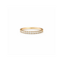 14k Half Eternity Diamond Band | 2mm