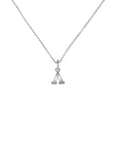 Silver Letter Necklace