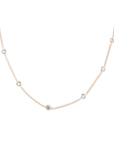 Gold Filled Crystal Satellite Necklace