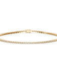 14K Micro Bezel Tennis Bracelet | 1 Carat