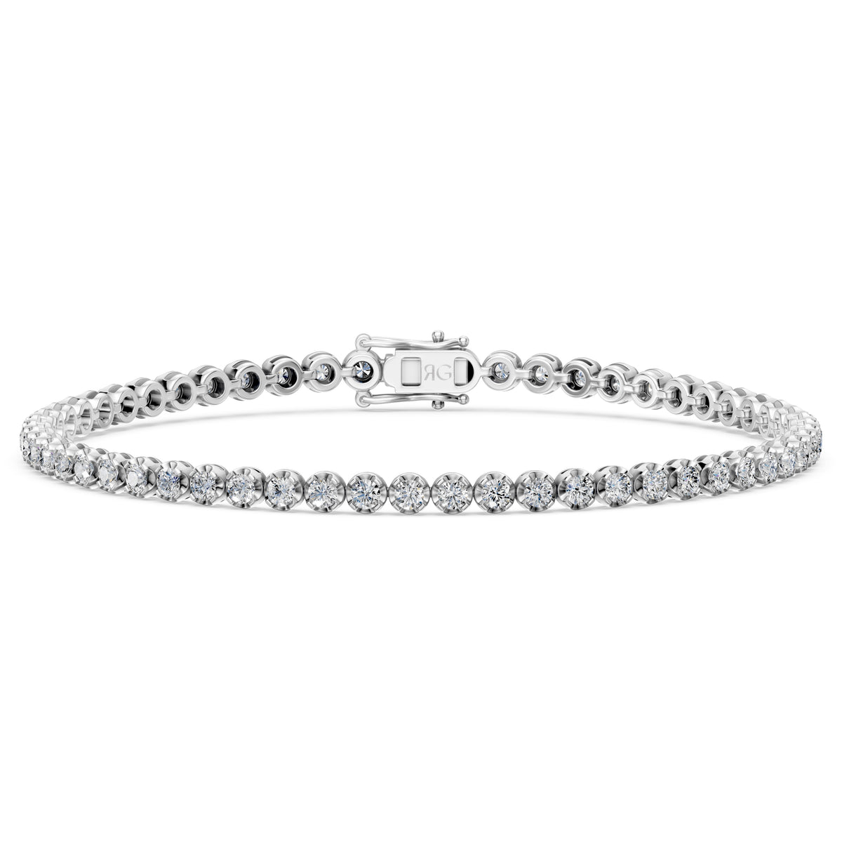 14K Cupcake Tennis Bracelet | 3 Carat
