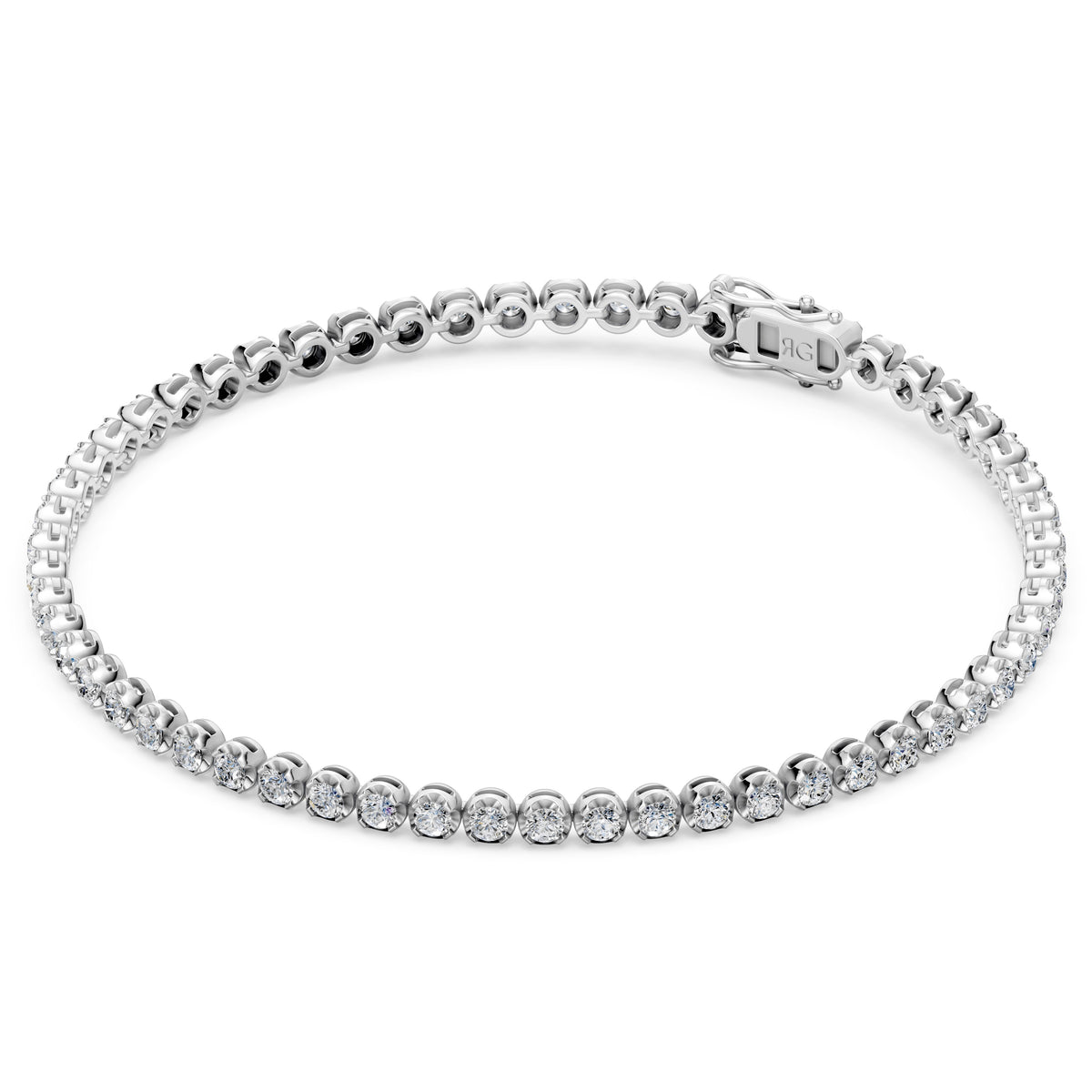 14K Cupcake Tennis Bracelet | 3 Carat