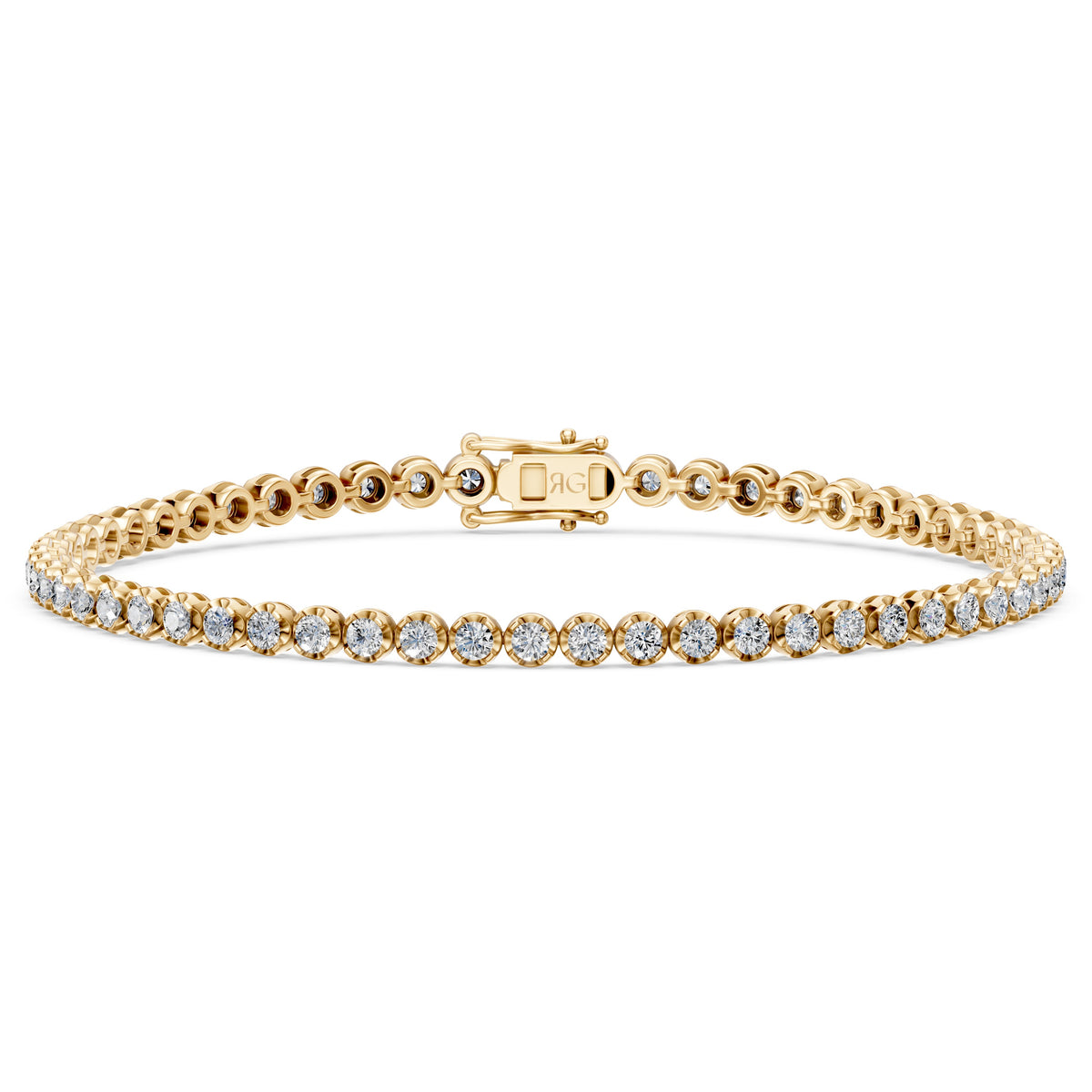 14K Cupcake Tennis Bracelet | 3 Carat