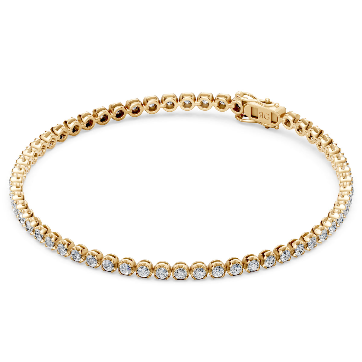14K Cupcake Tennis Bracelet | 3 Carat