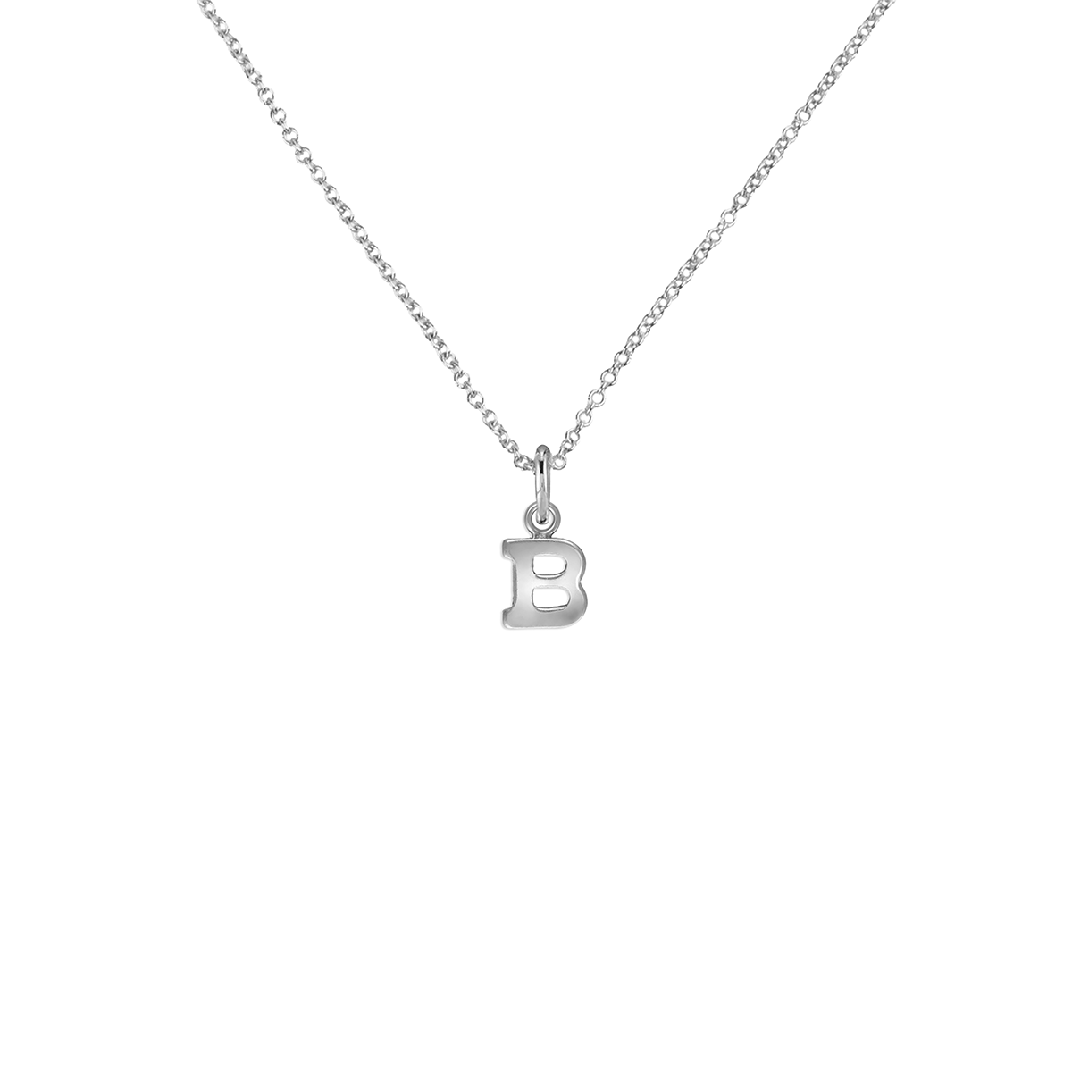 Silver Letter Necklace