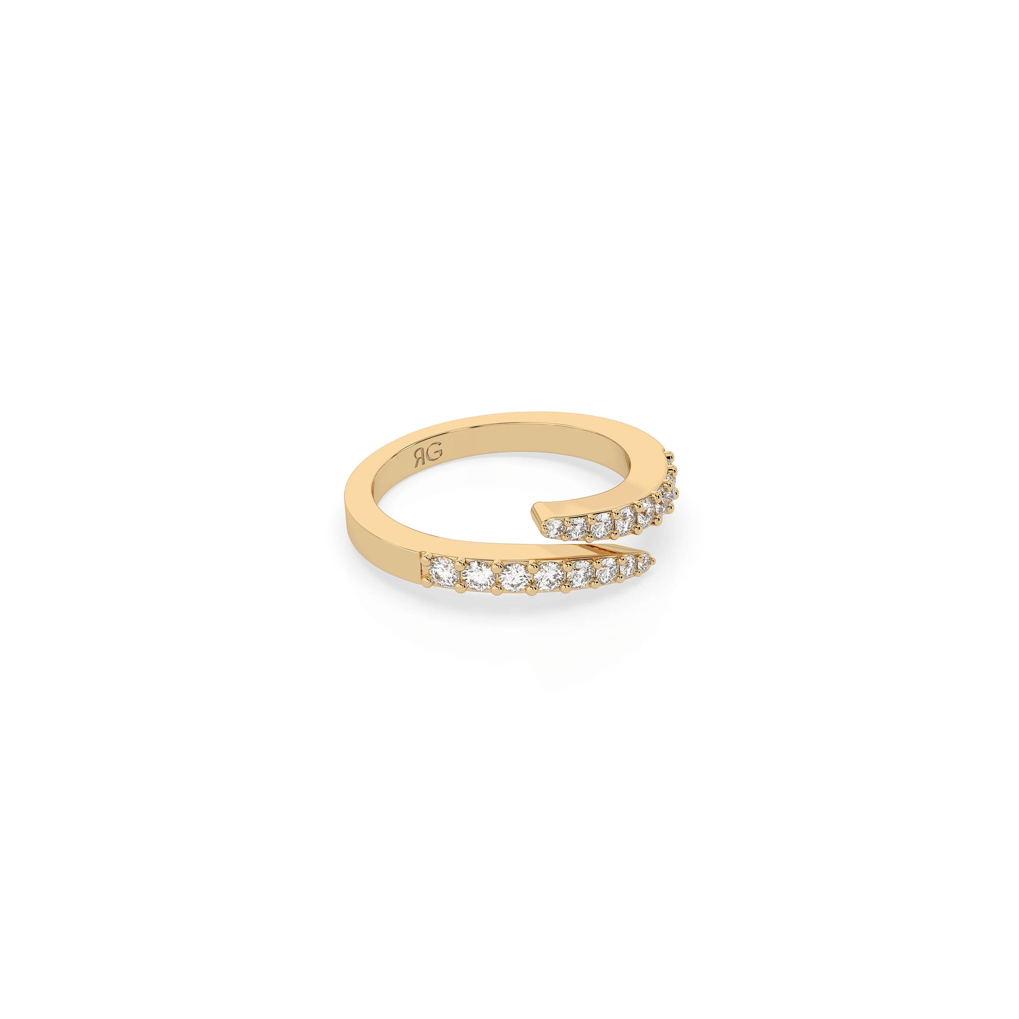 14k Open Bypass Ring