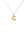 14k Bubble Letter Necklace