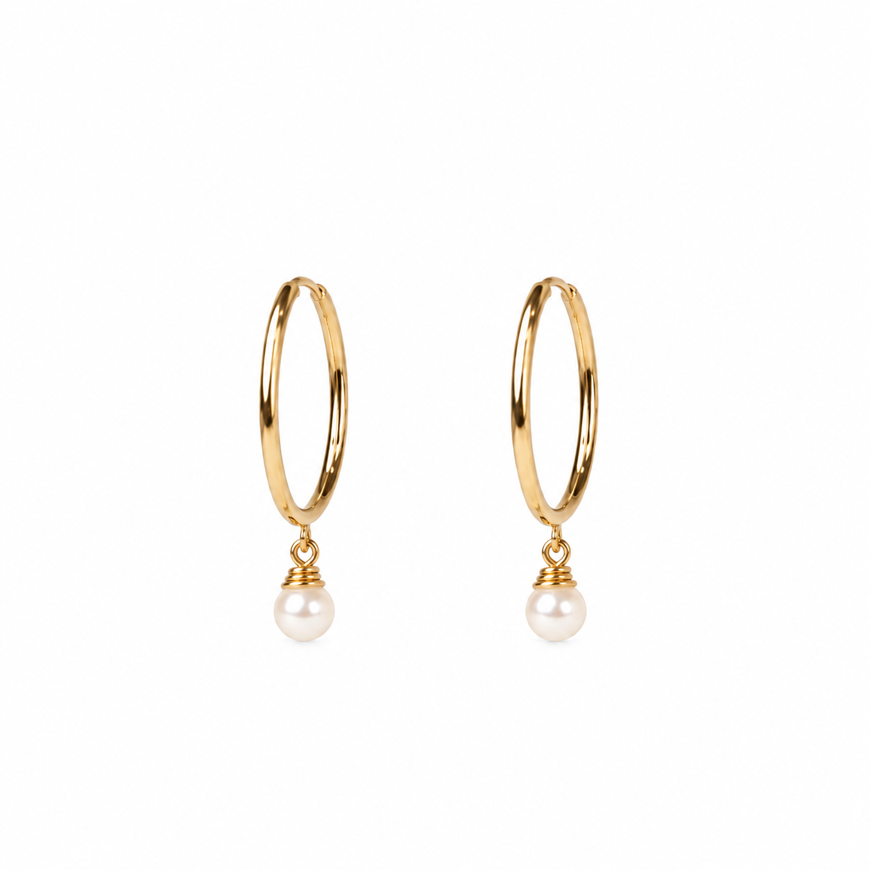 Endless Charm Hoops